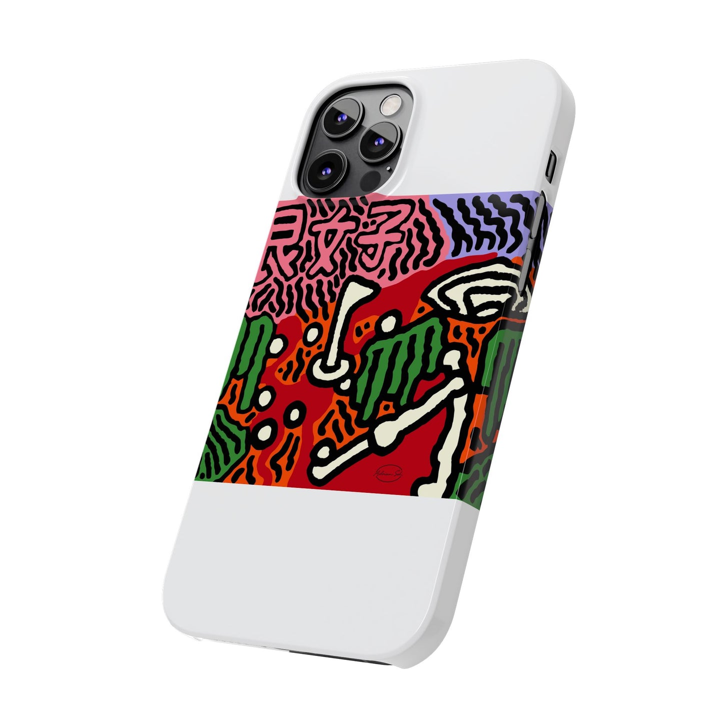 Hitting holes in one throughout life Slim Phone Case