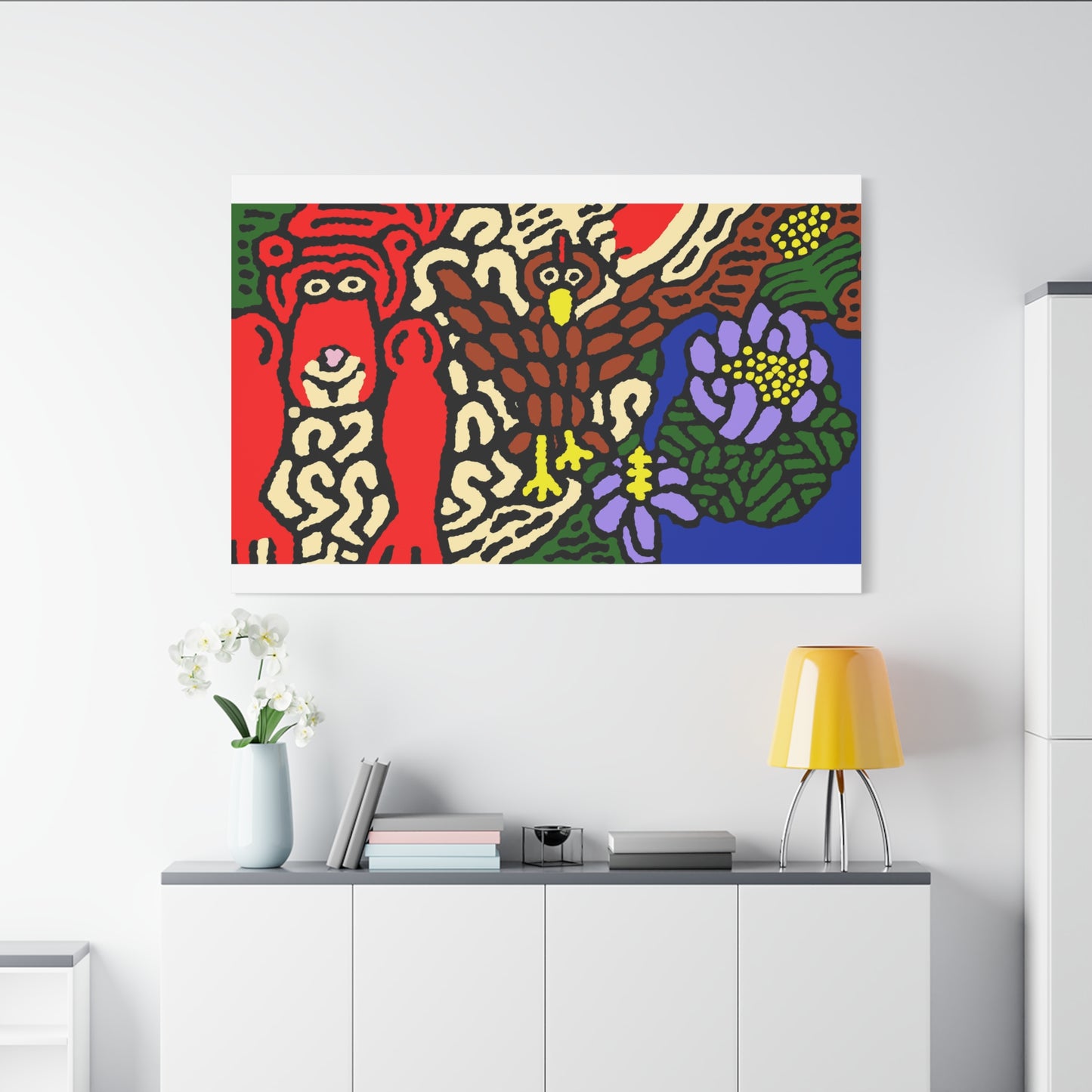 Friendly competition Canvas (Large)