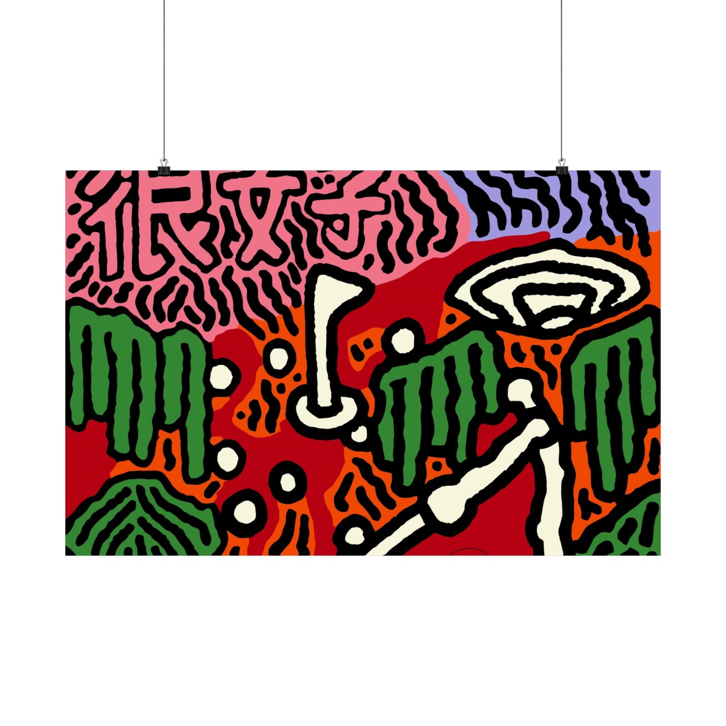 Hitting holes in one throughout life Matte Poster Horizontal (Large)