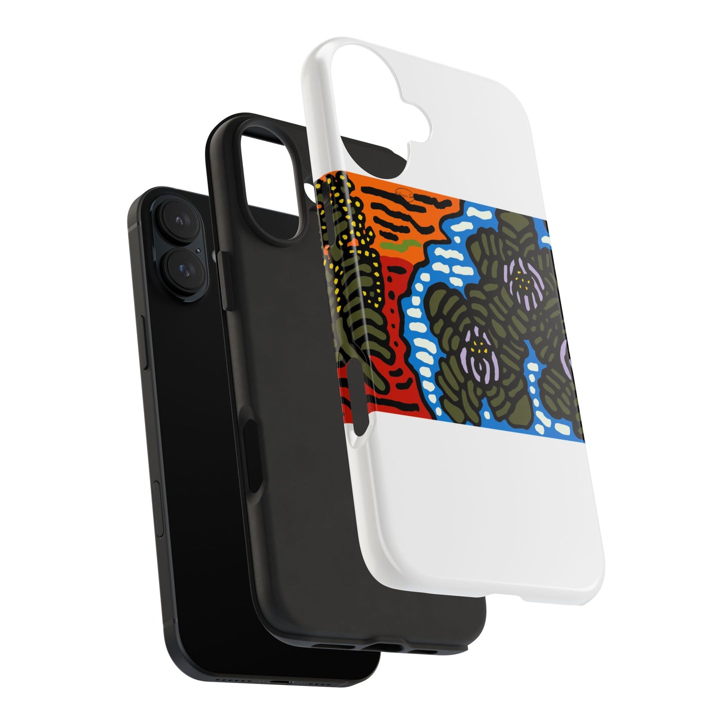 The Sri Lankan water lilies meets the Australian wattle Tough Phone Case