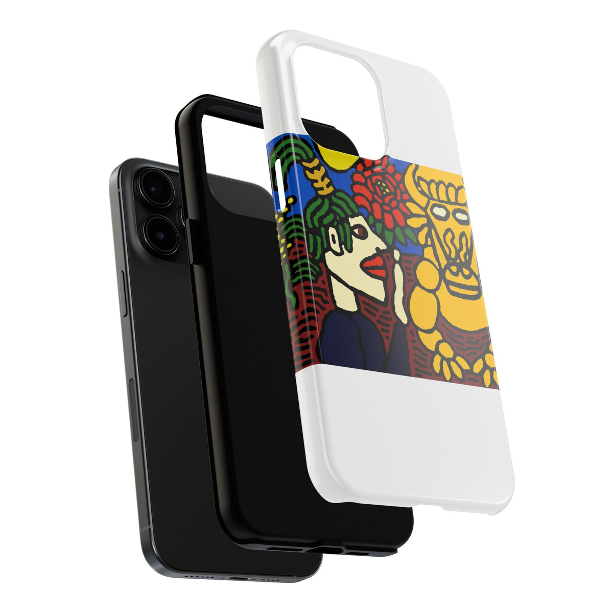 The warrior hailing the mighty golden dragon Tough Phone Case