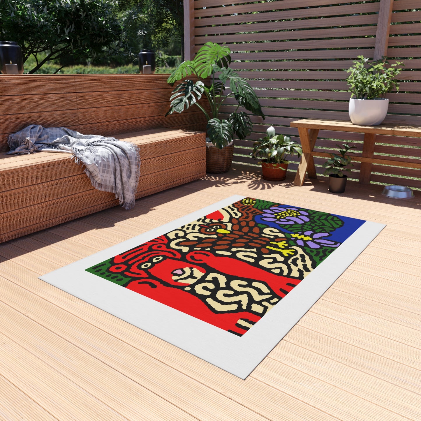 Friendly competition — Outdoor Rug