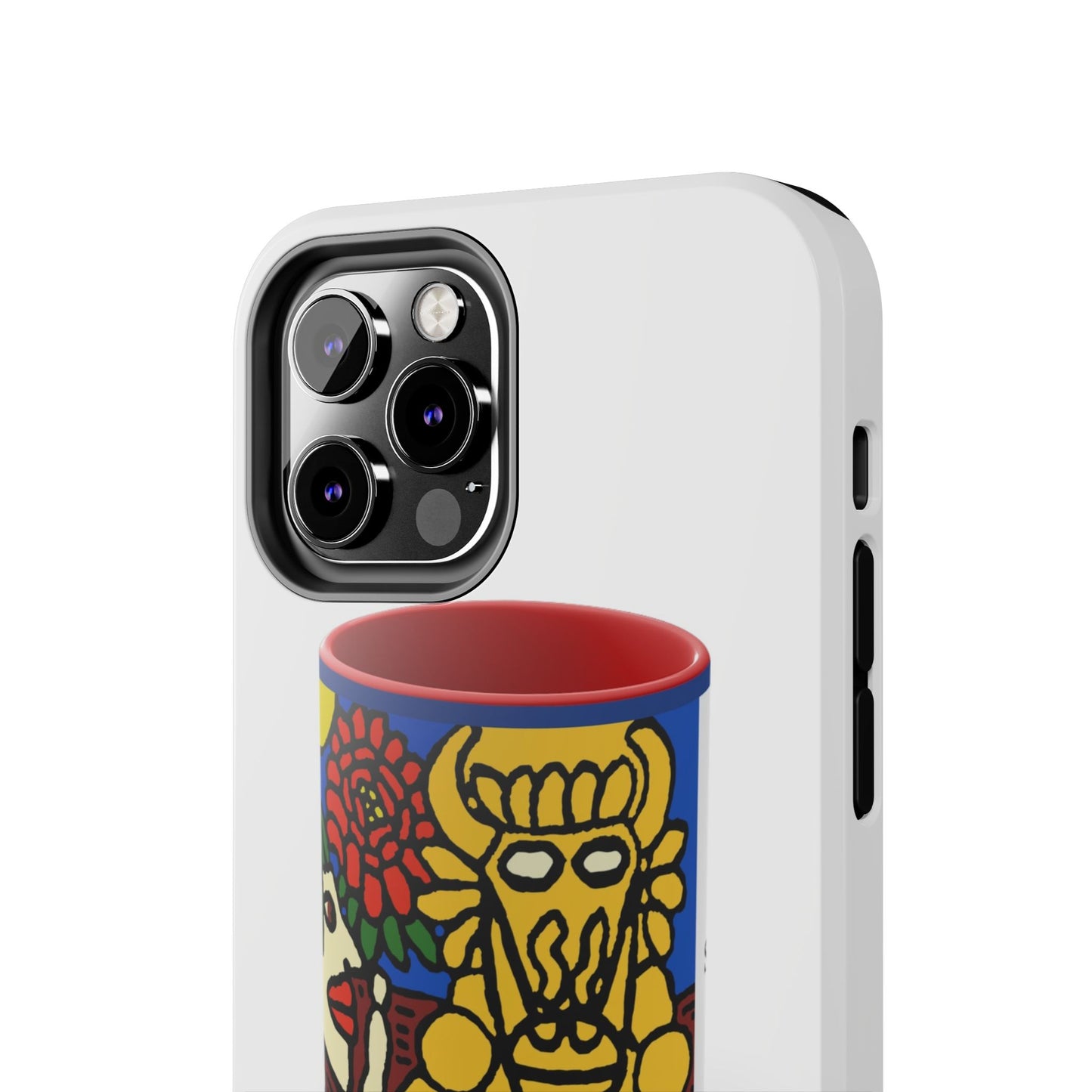 The warrior hailing the mighty golden dragon Tough Phone Case