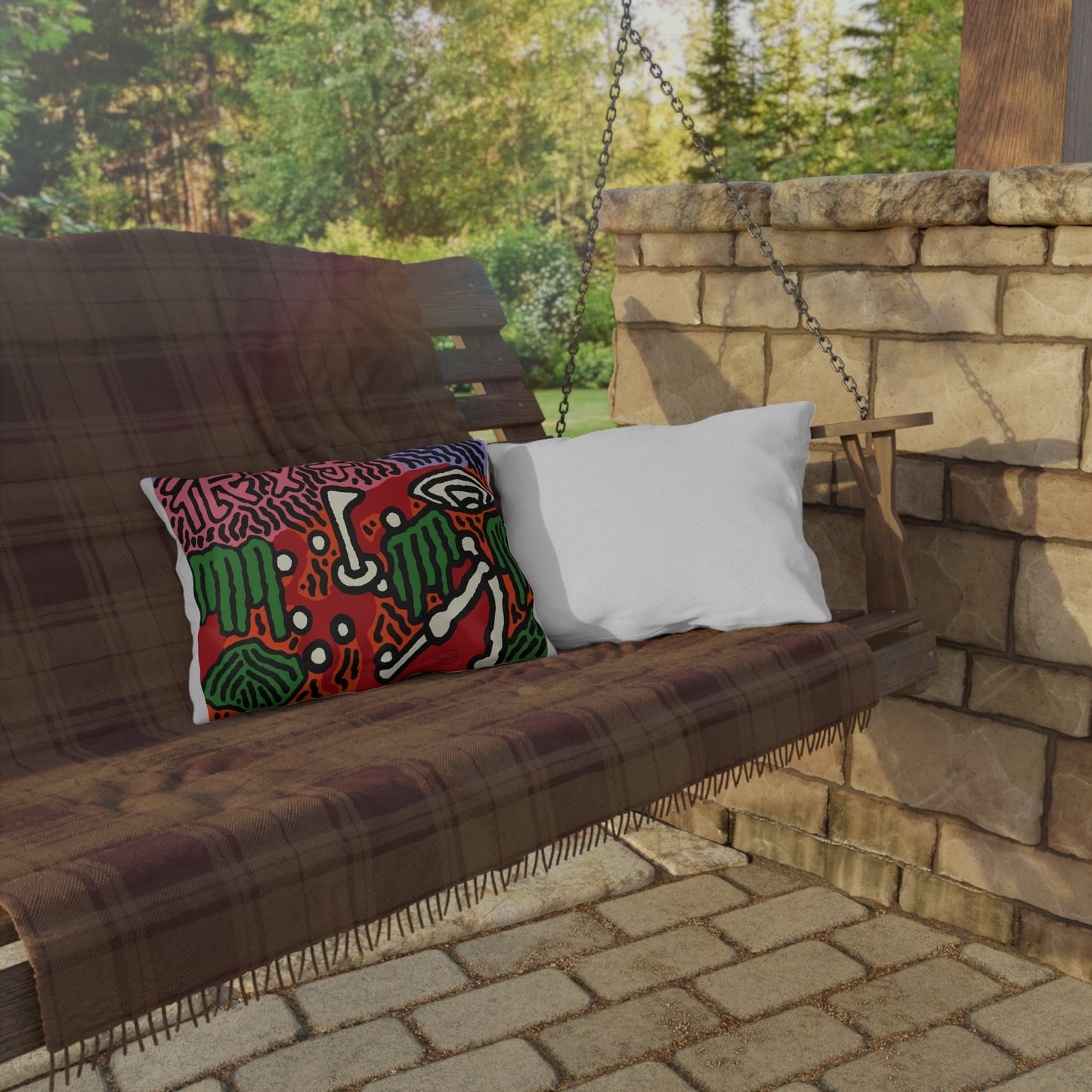 Hitting holes in one throughout life — Outdoor Pillow