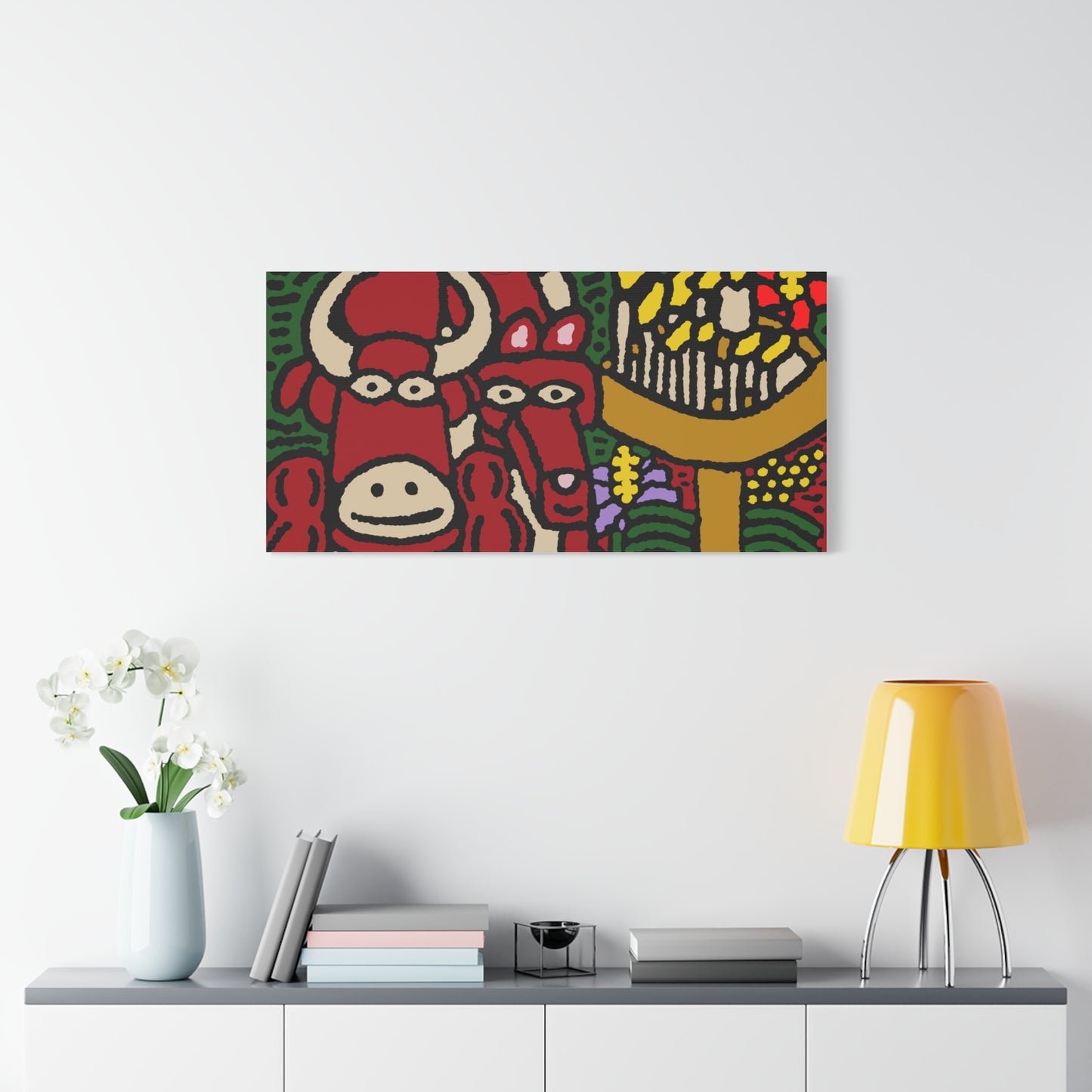 Going blessed by light together Canvas (Small)