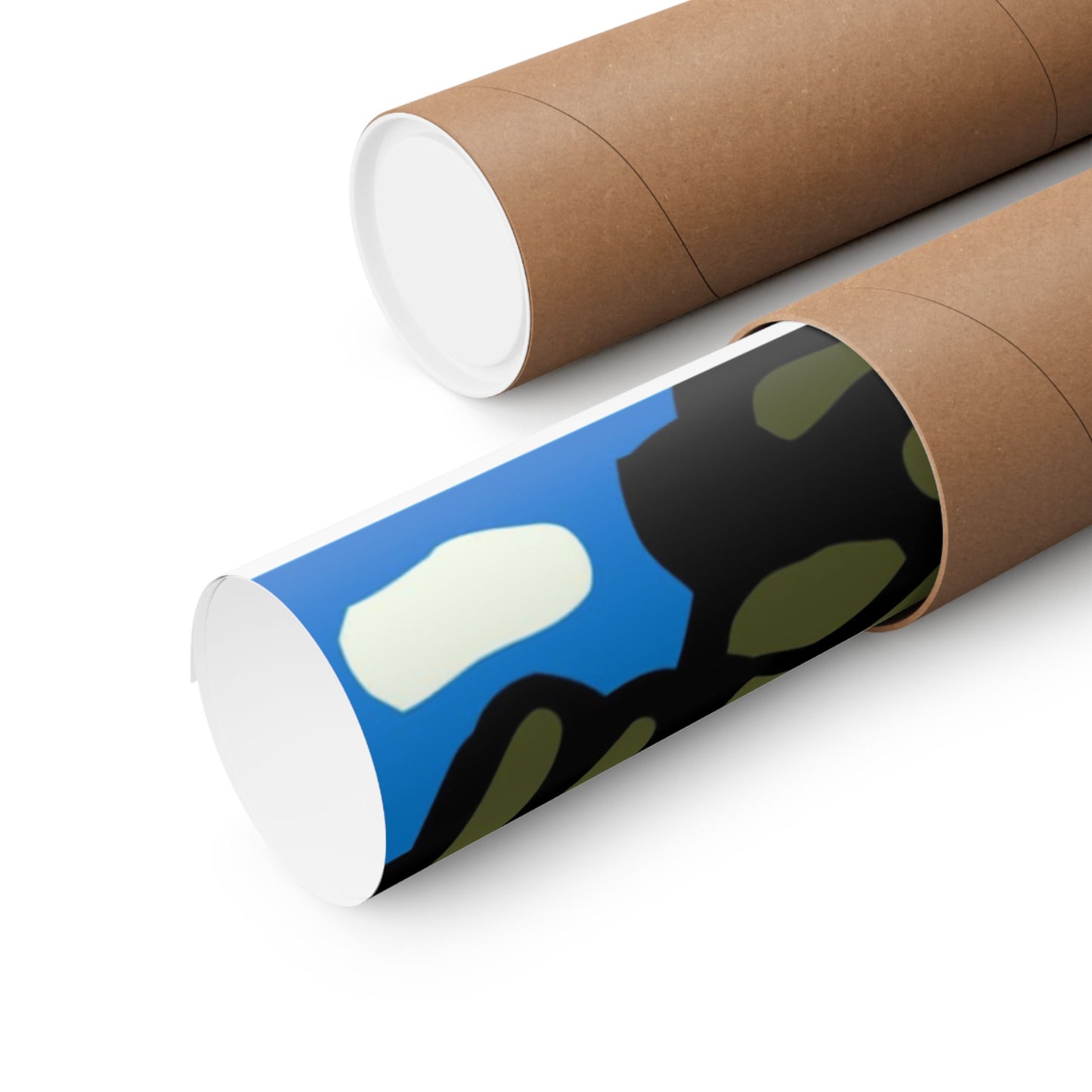 The Sri Lankan water lilies meets the Australian wattle Matte Poster Horizontal (Small)