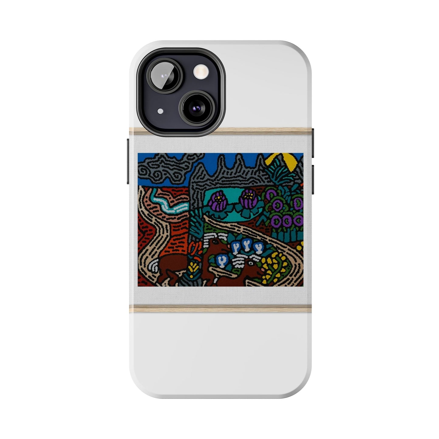 Road to a Sanctuary and Oasis Tough Phone Case