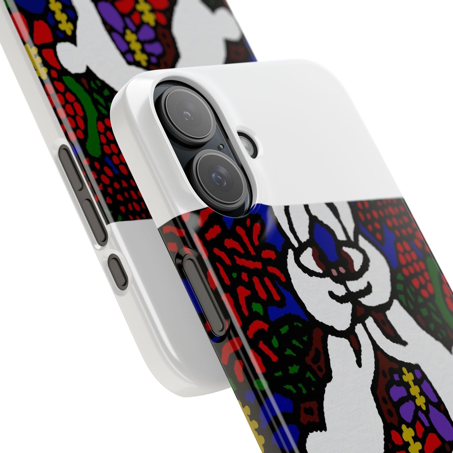 Bunnies in love Slim Phone Case