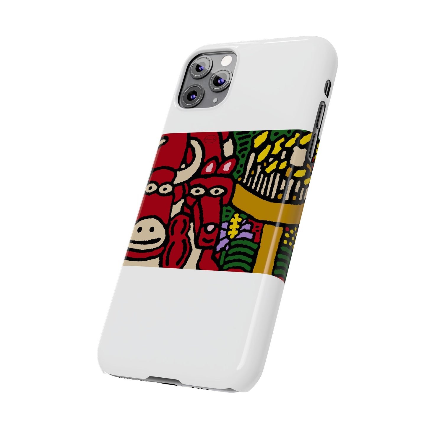 Going blessed by light together Slim Phone Case