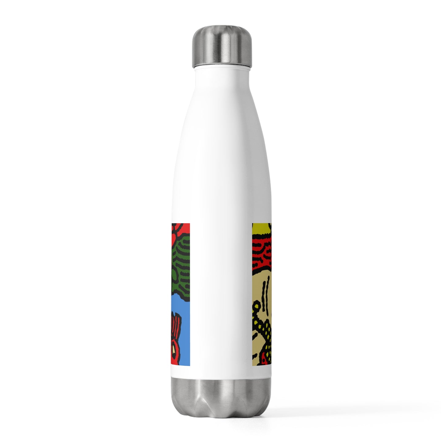Galloping carefree through life Stainless Steel Water Bottle
