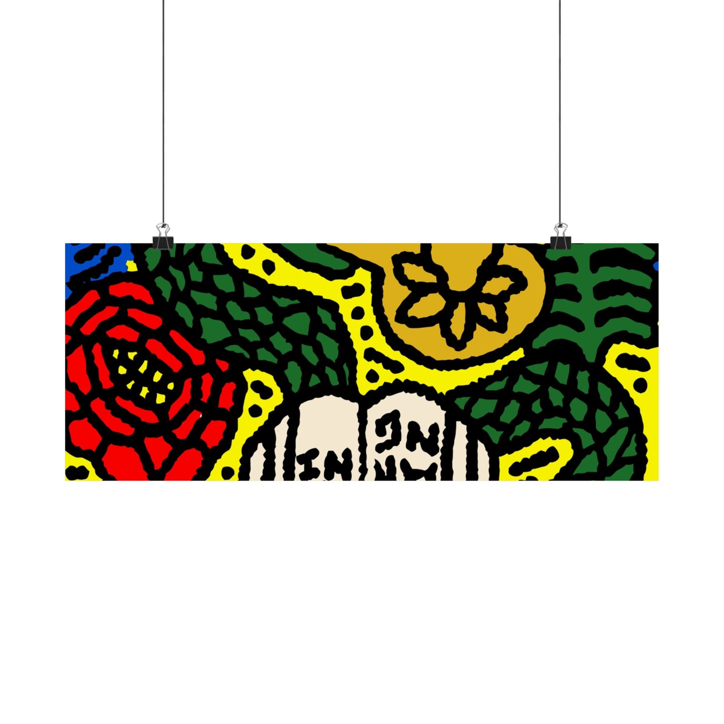 Shining a light on knowledge Matte Poster Horizontal (Large)