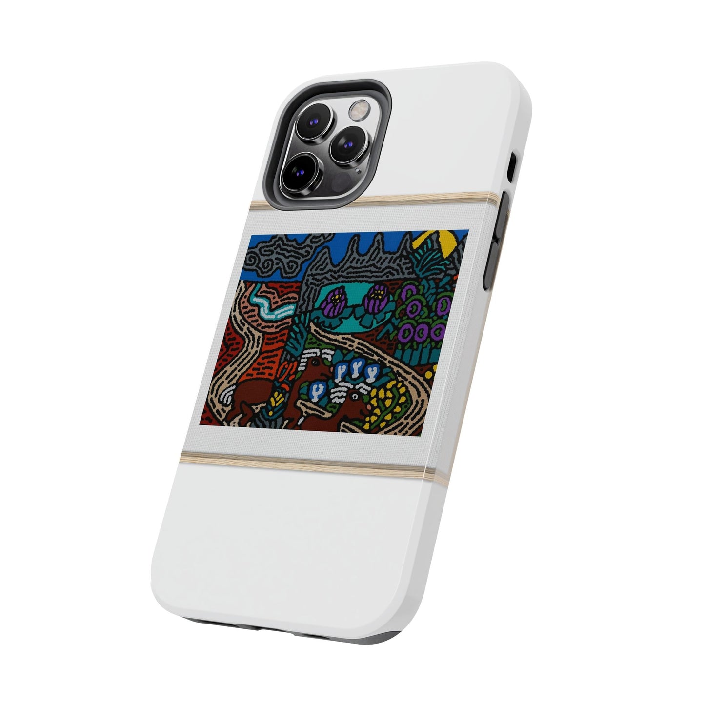 Road to a Sanctuary and Oasis Tough Phone Case