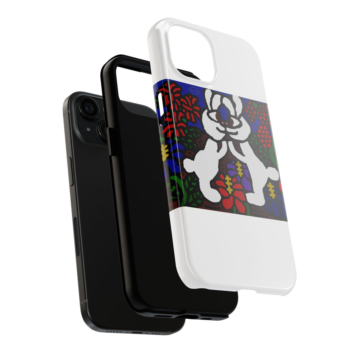 Bunnies in love Tough Phone Case