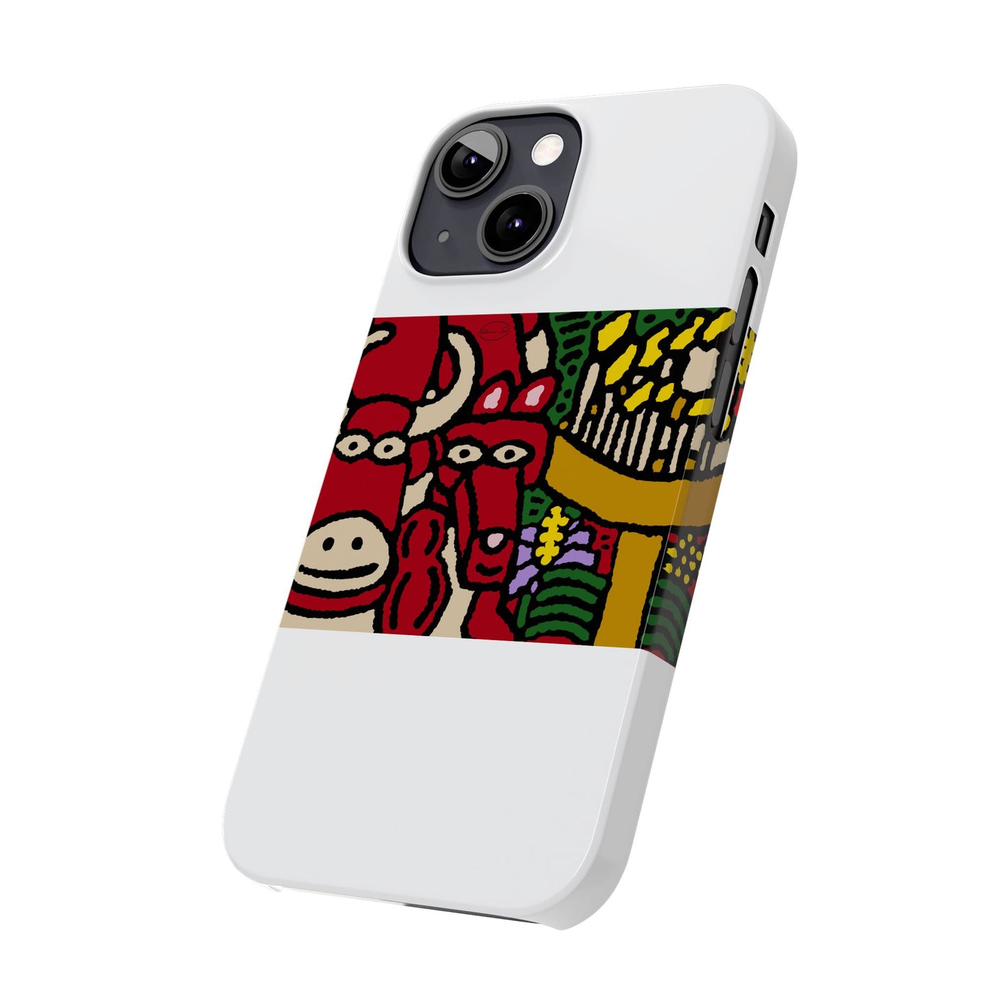 Going blessed by light together Slim Phone Case