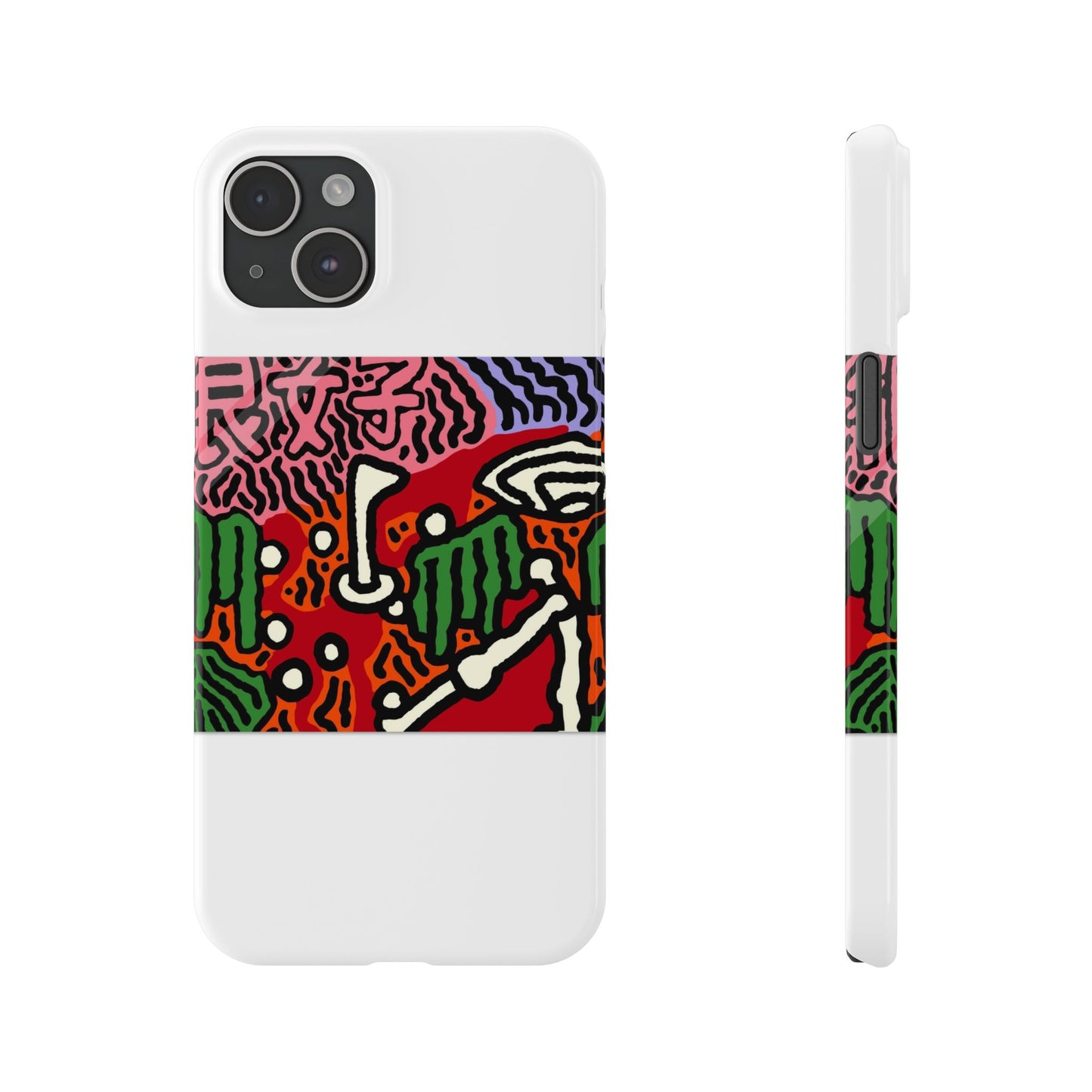 Scoring goals throughout life Slim Phone Case