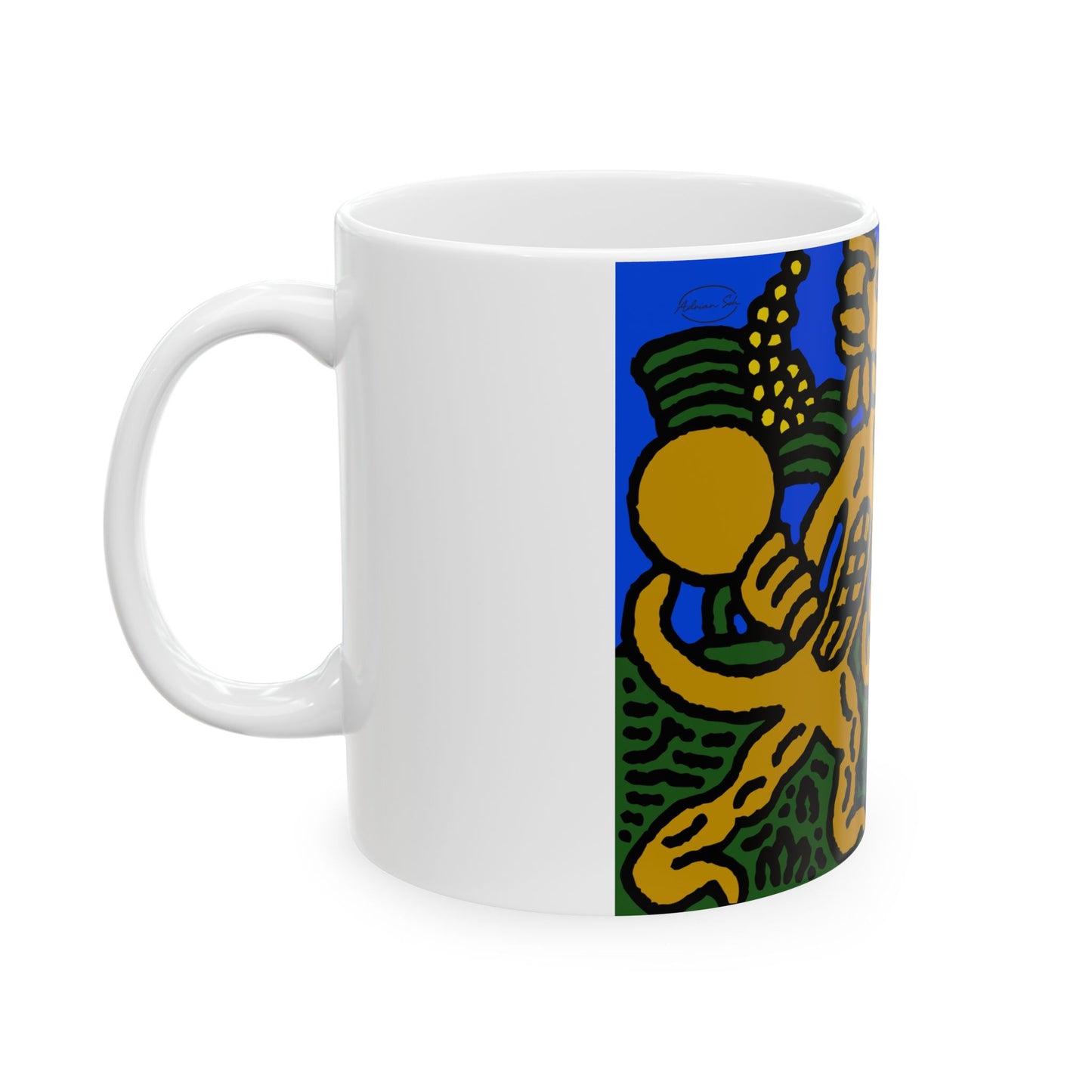 Ready for making big serves in life Ceramic Mug