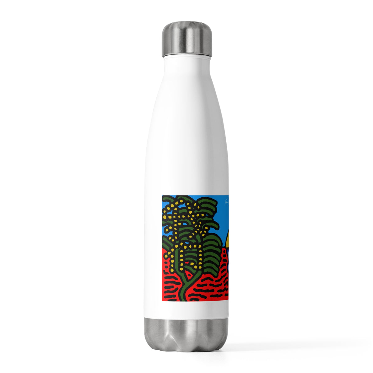 The river that joins the Australian wattle and Lebanese cedar tree in friendship Stainless Steel Water Bottle