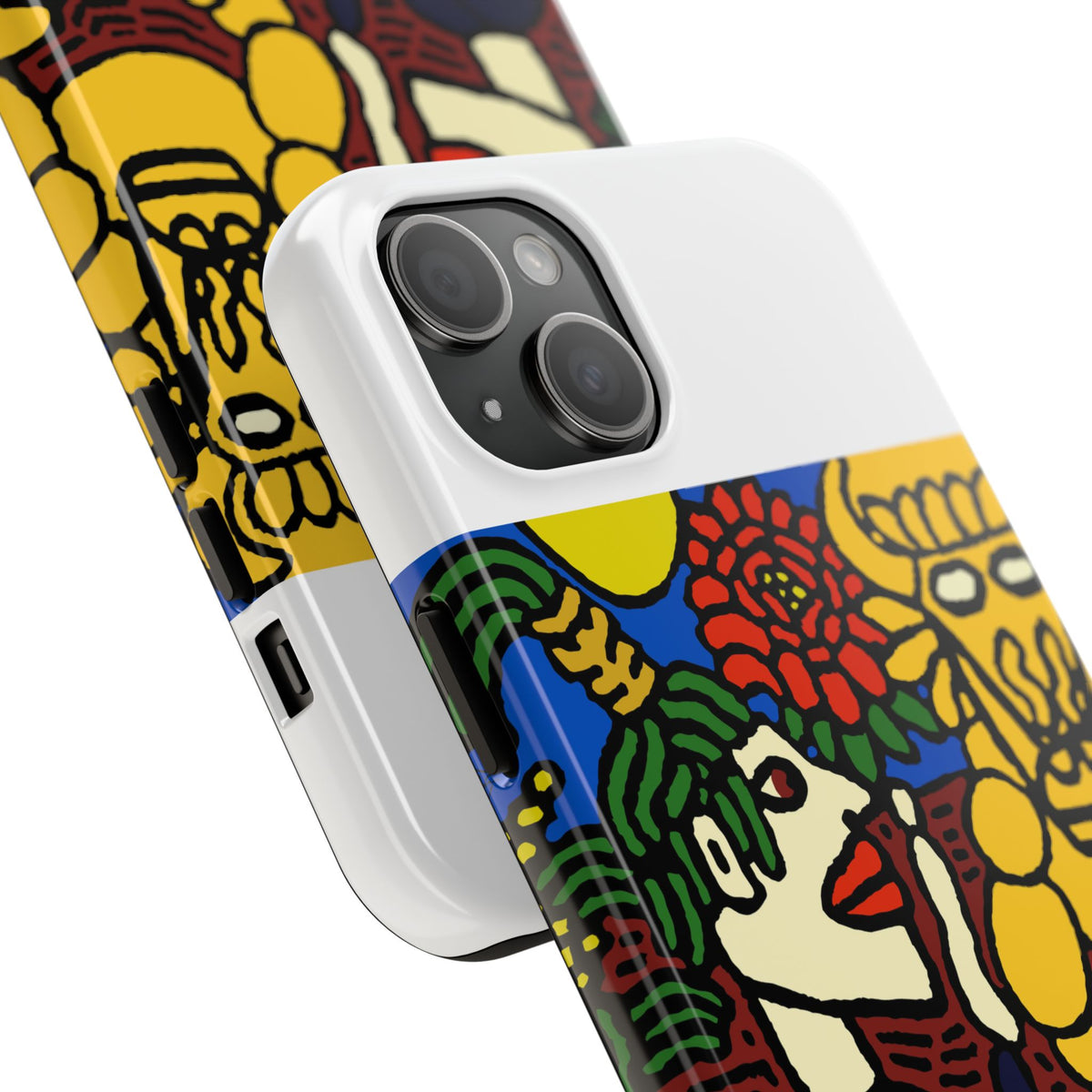 The warrior hailing the mighty golden dragon Tough Phone Case