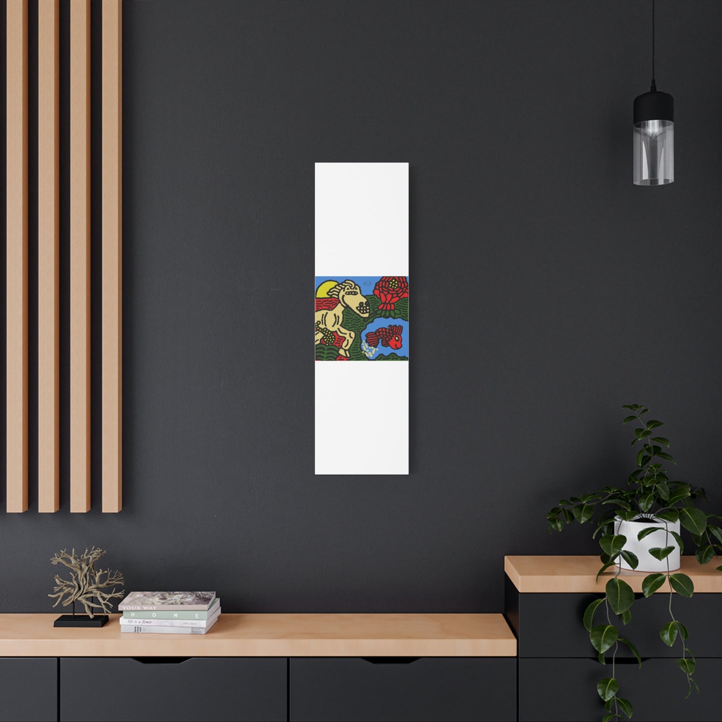 Galloping carefree through life Canvas (Small)