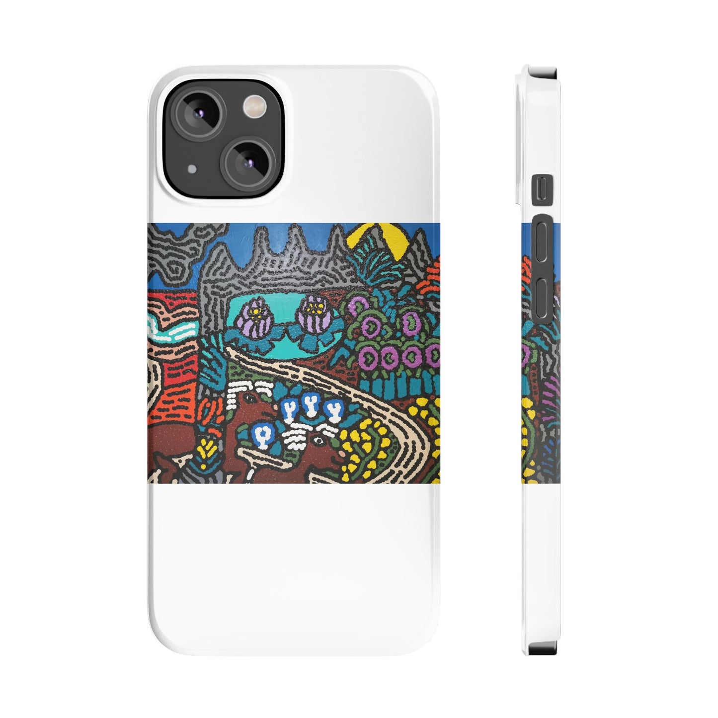 Going to the valley of hope and prosperity Slim Phone Case