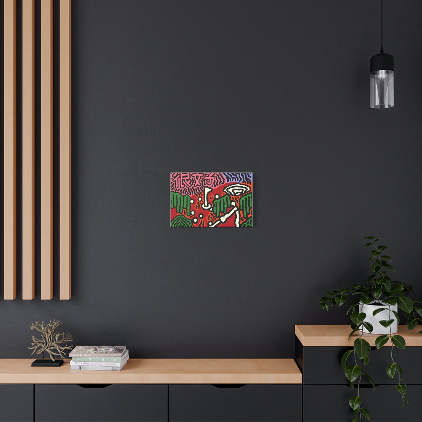 Hitting holes in one throughout life Canvas (Small)