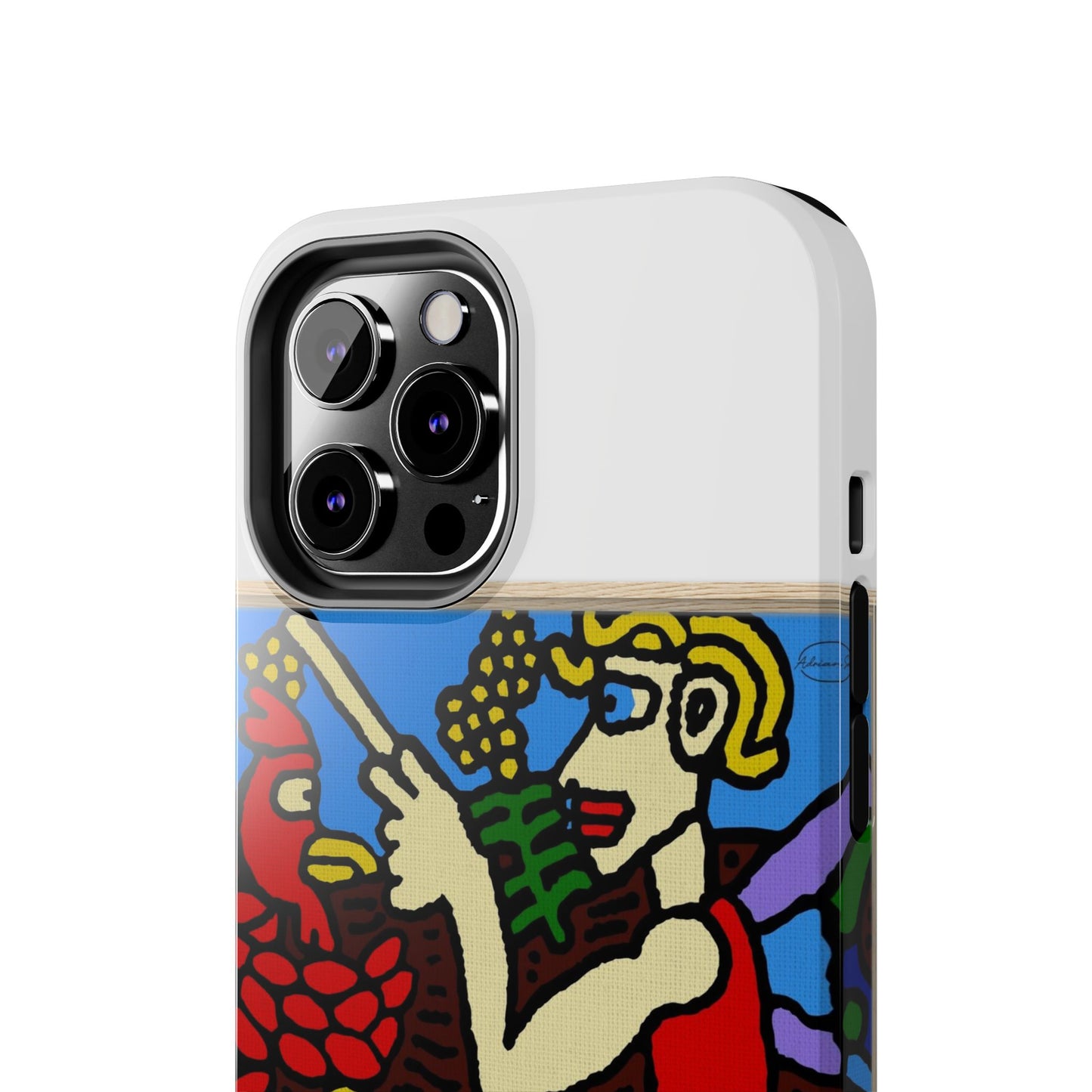 The hen gaining a blessing from a fairy Tough Phone Case