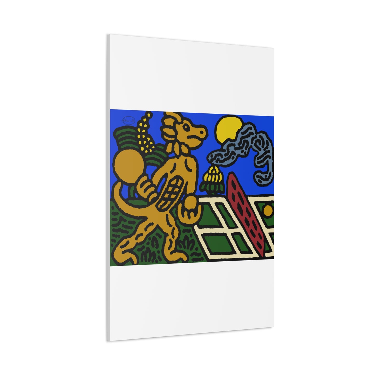 Ready for making big serves in life Canvas (Small)