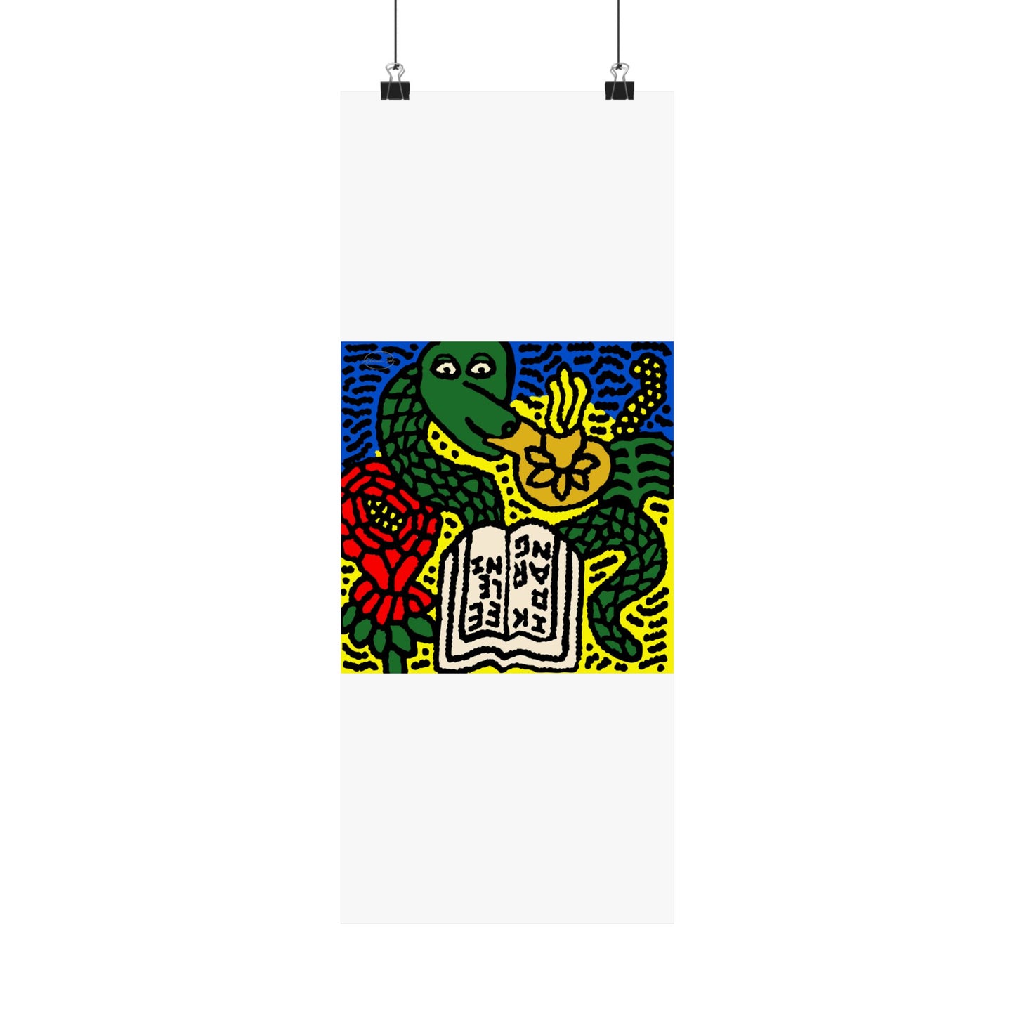 Shining a light on knowledge Matte Poster Vertical (Small)