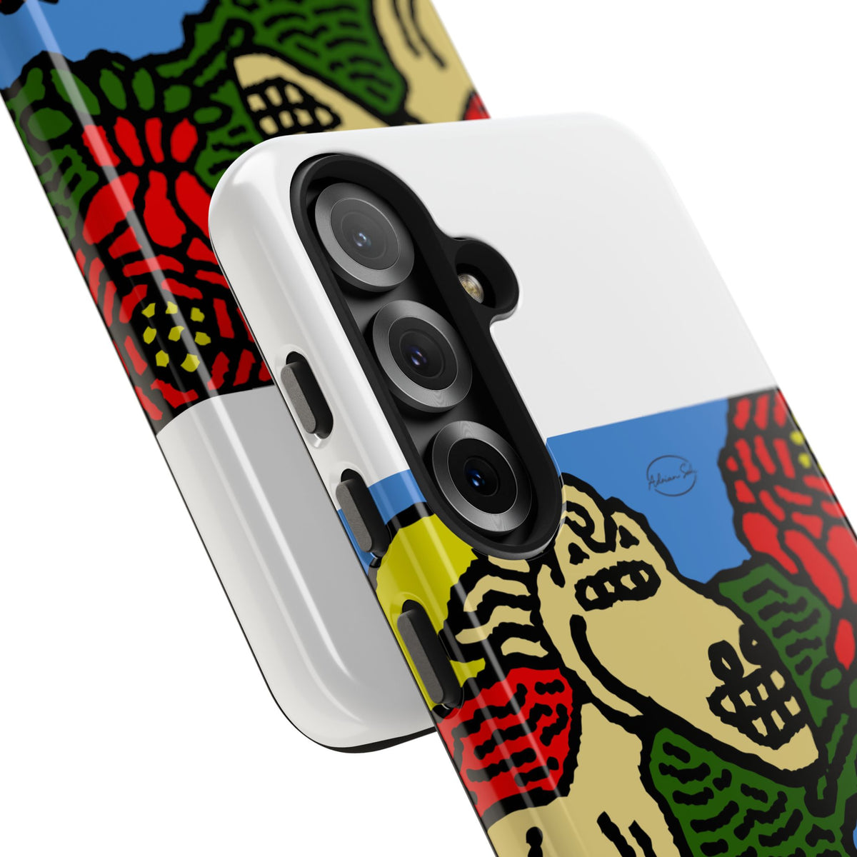 Galloping carefree through life Tough Phone Case
