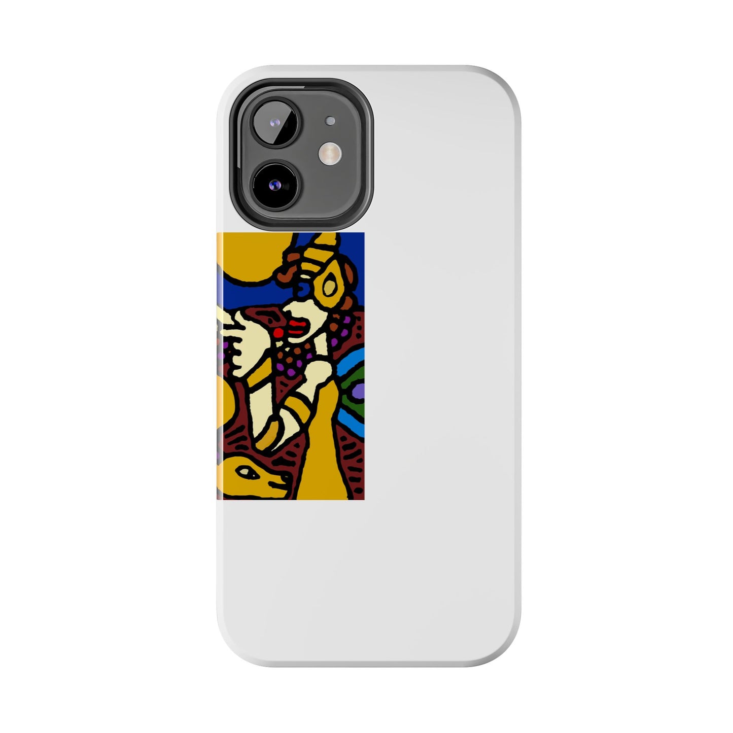 The golden snake being blessed by the fairy Tough Phone Case