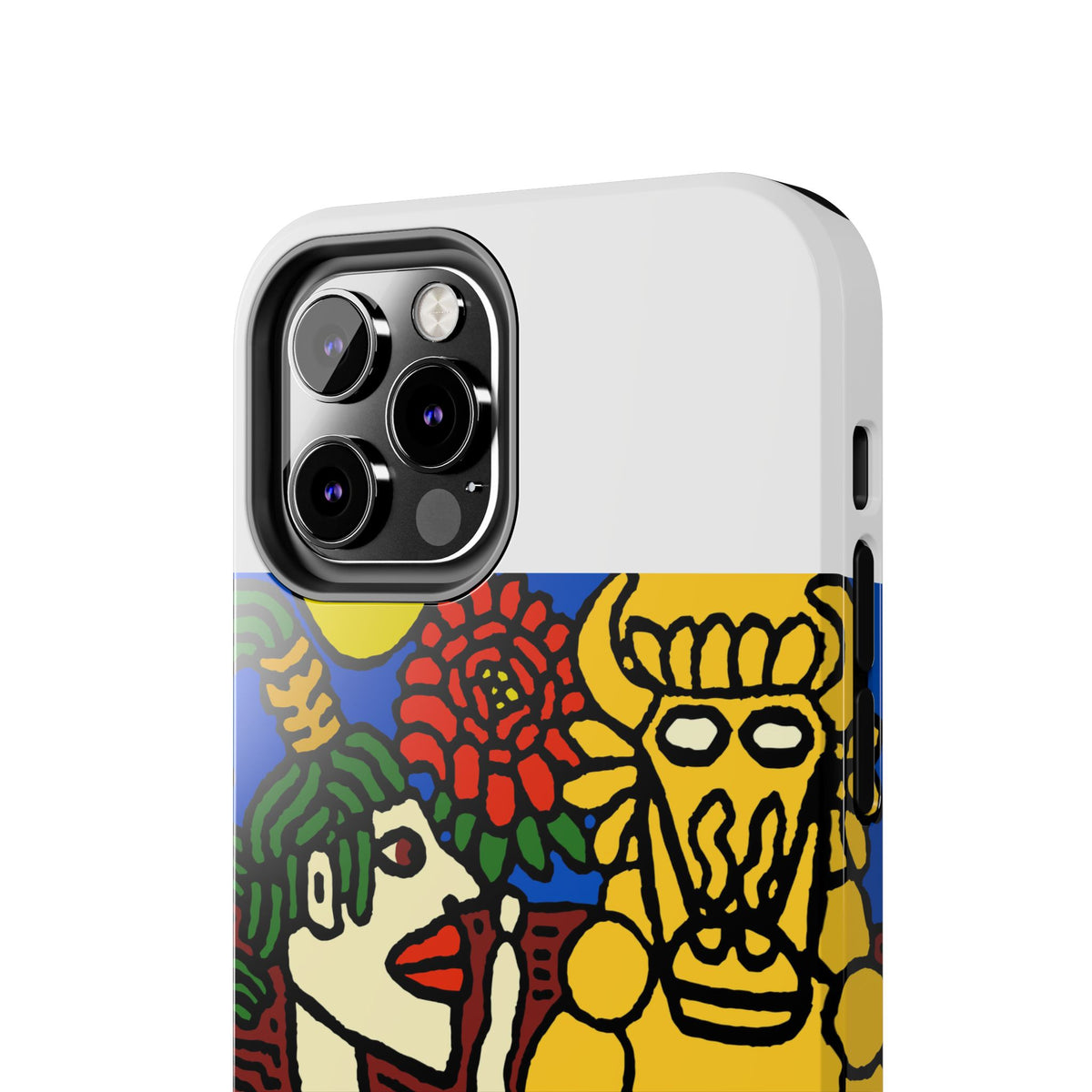 The warrior hailing the mighty golden dragon Tough Phone Case