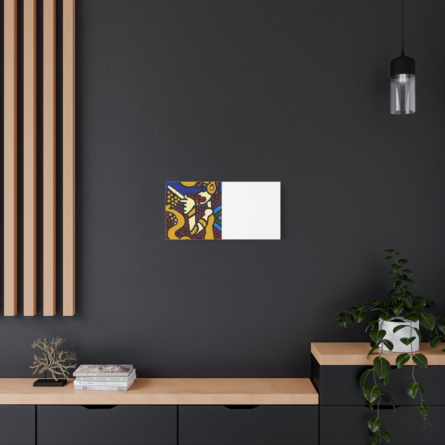 The golden snake being blessed by the fairy Canvas (Large)