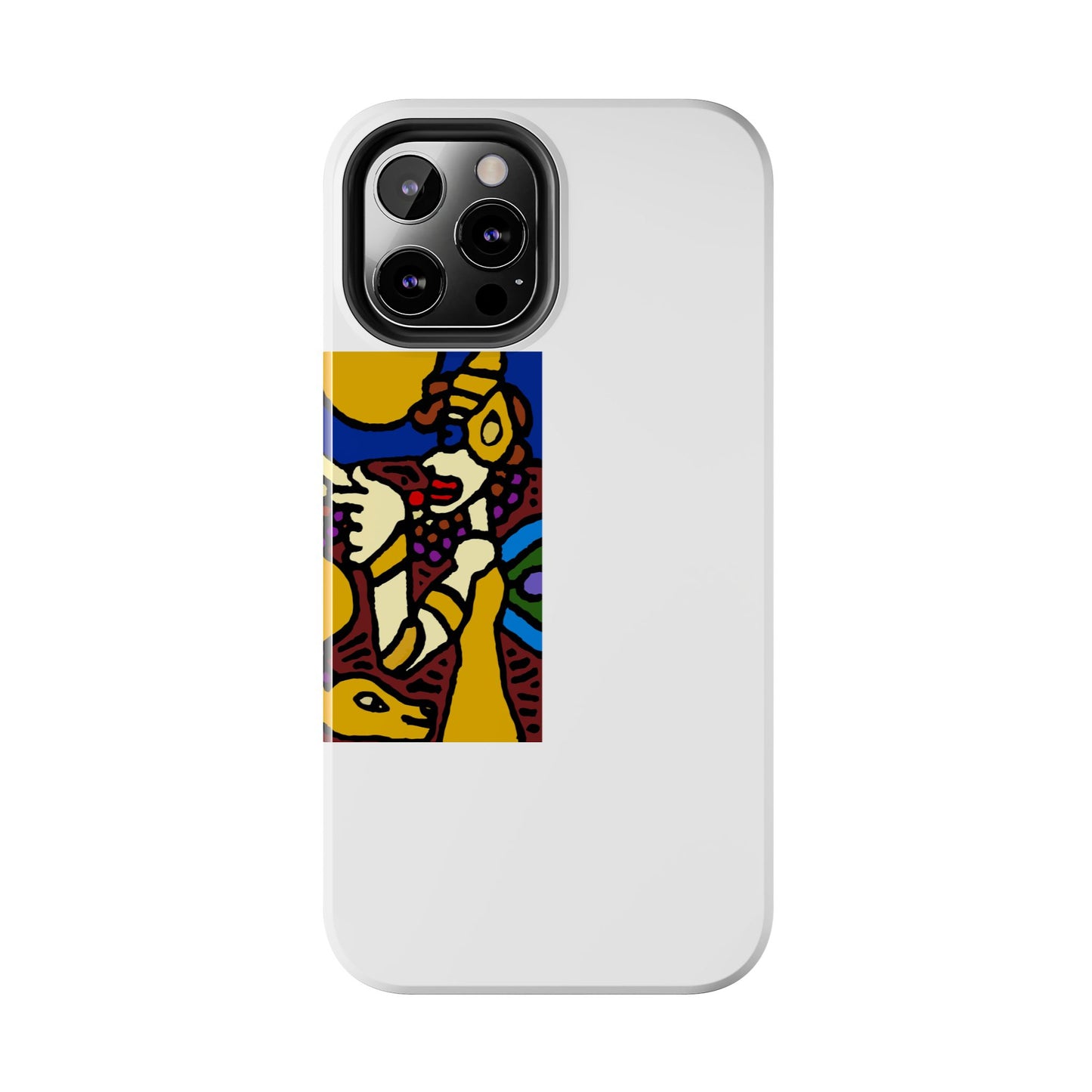 The golden snake being blessed by the fairy Tough Phone Case