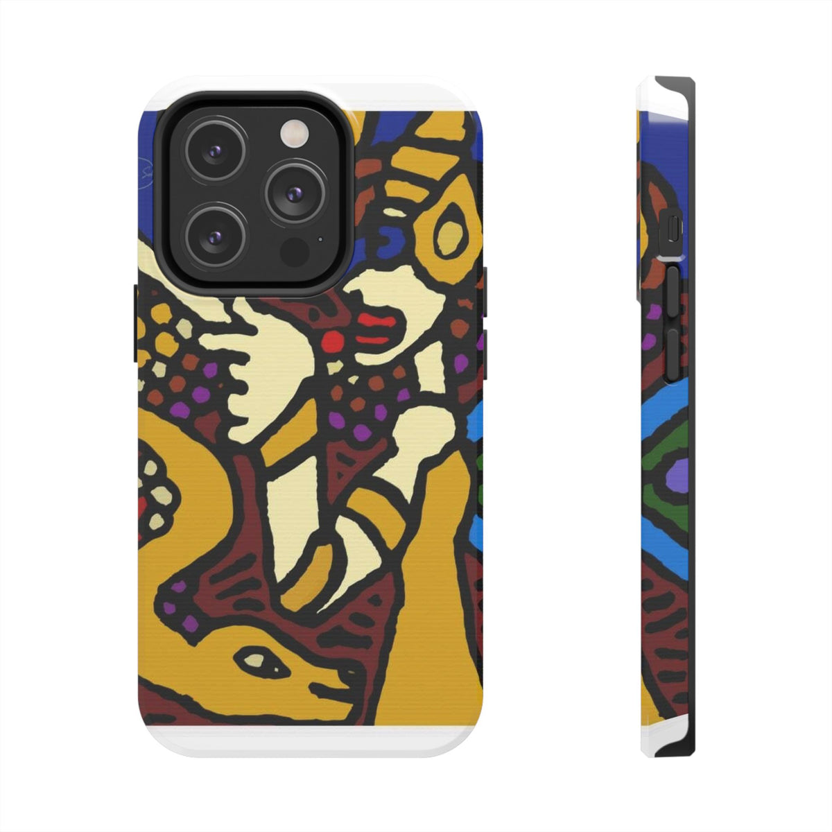 The golden snake being blessed by the fairy Tough Phone Case