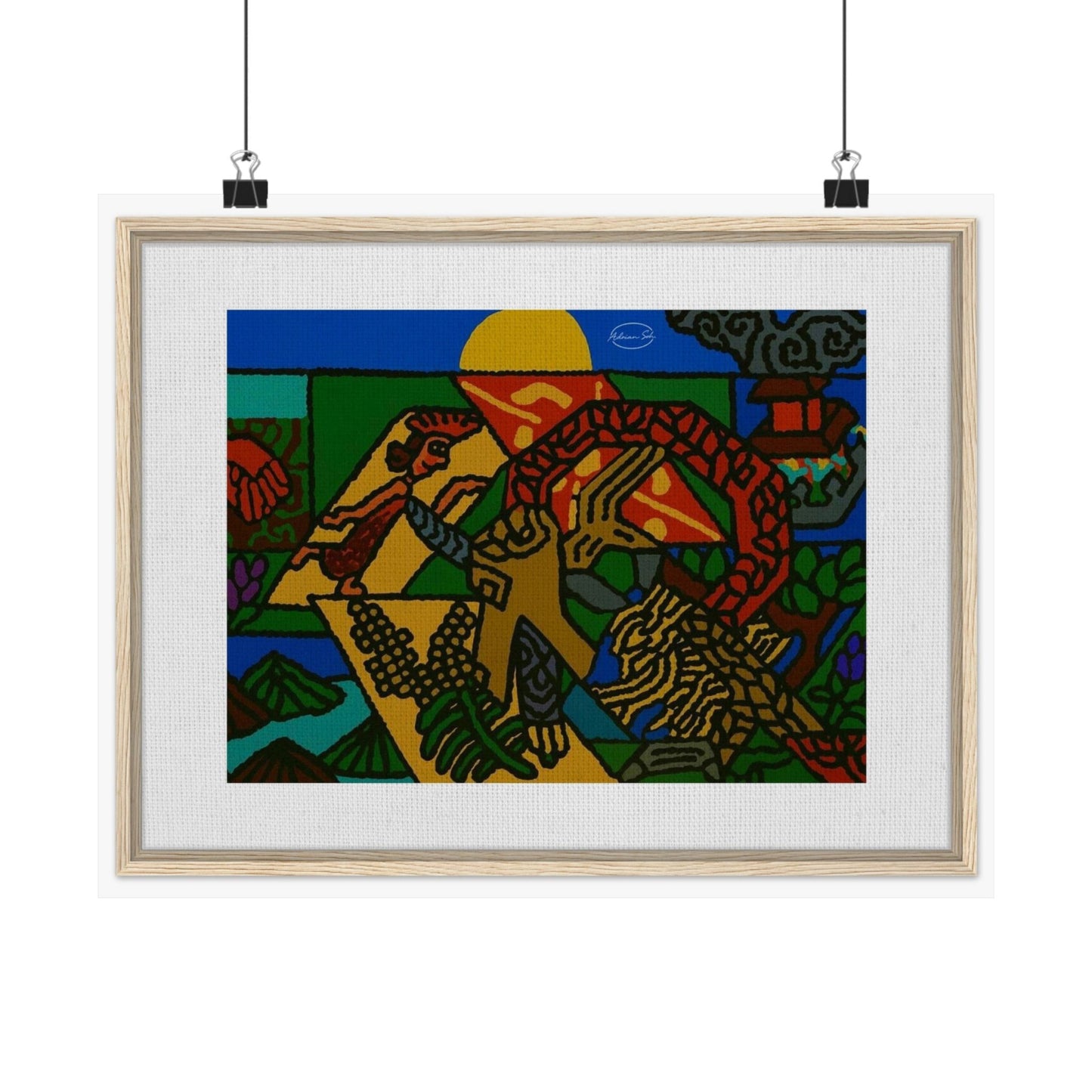 Drawing your own destiny Matte Poster Horizontal (Small)