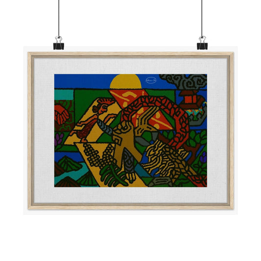 Drawing your own destiny Matte Poster Horizontal (Small)