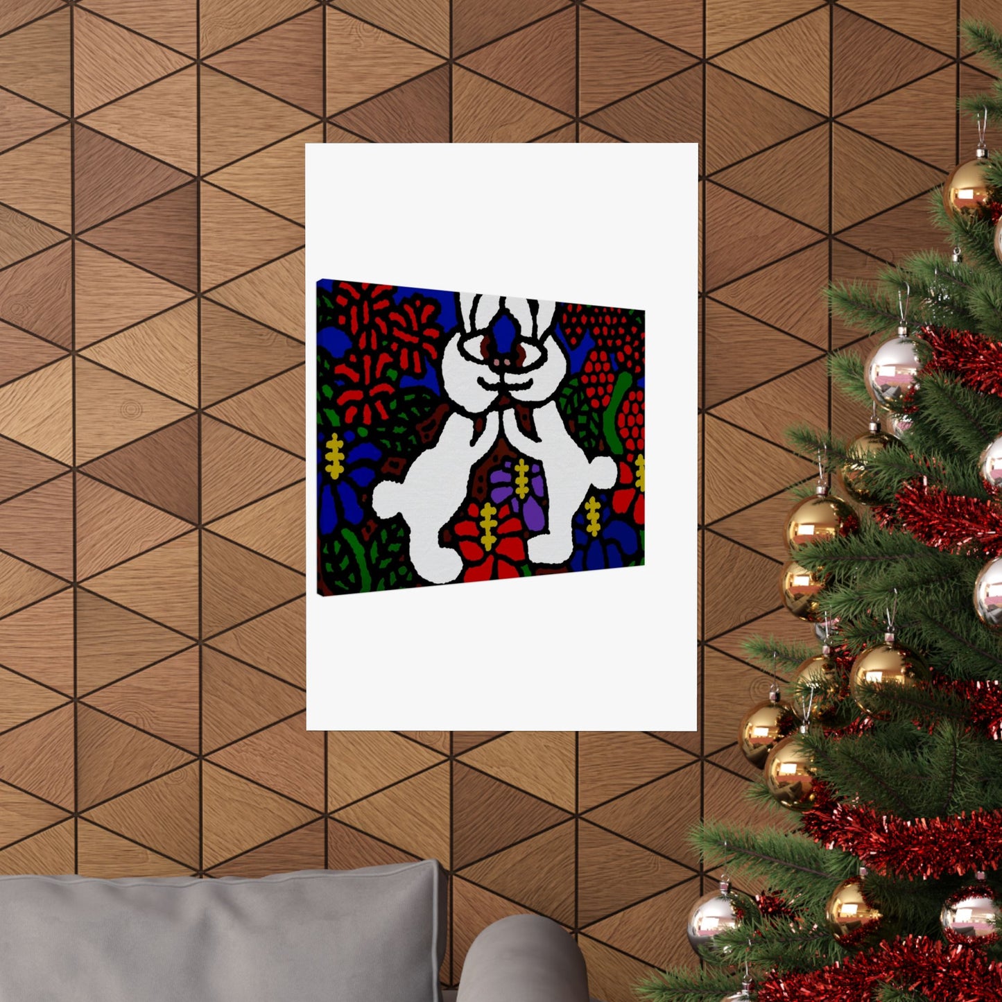 Bunnies in love Matte Poster Vertical (Large)