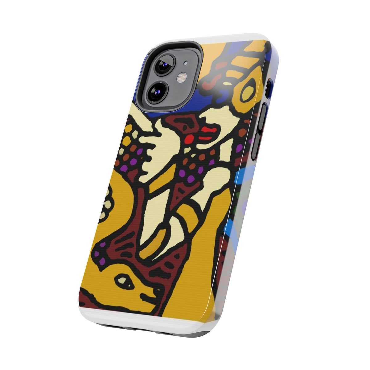 The golden snake being blessed by the fairy Tough Phone Case