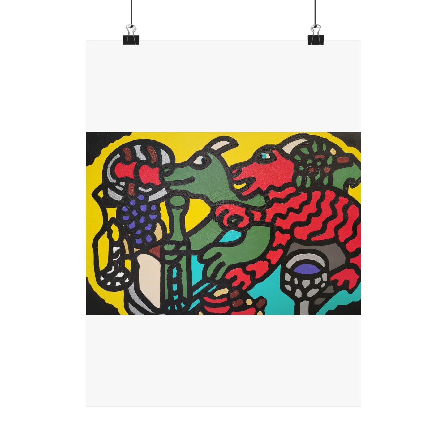 Enjoying our companionship Matte Poster Vertical (Small)