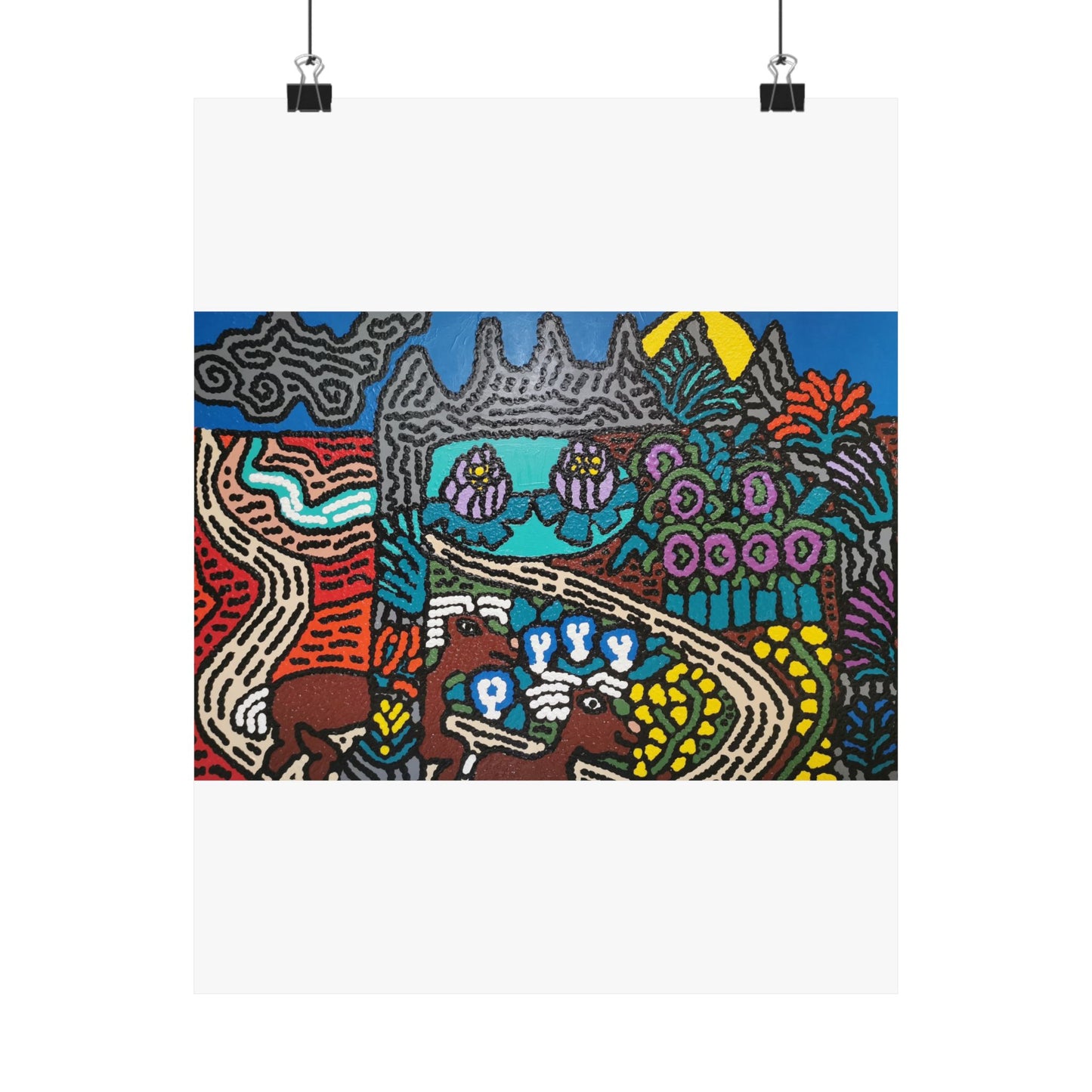 Going to the valley of hope and prosperity Matte Poster Vertical (Small)
