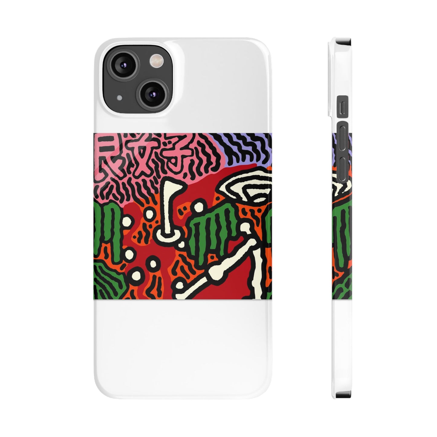 Scoring goals throughout life Slim Phone Case