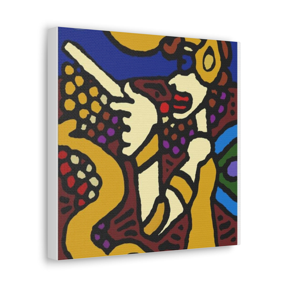 The golden snake being blessed by the fairy Canvas (Small)