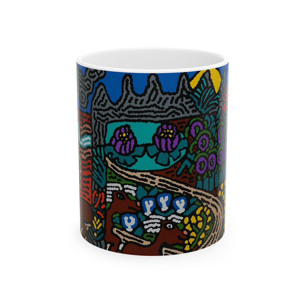 Going to the valley of hope and prosperity Ceramic Mug