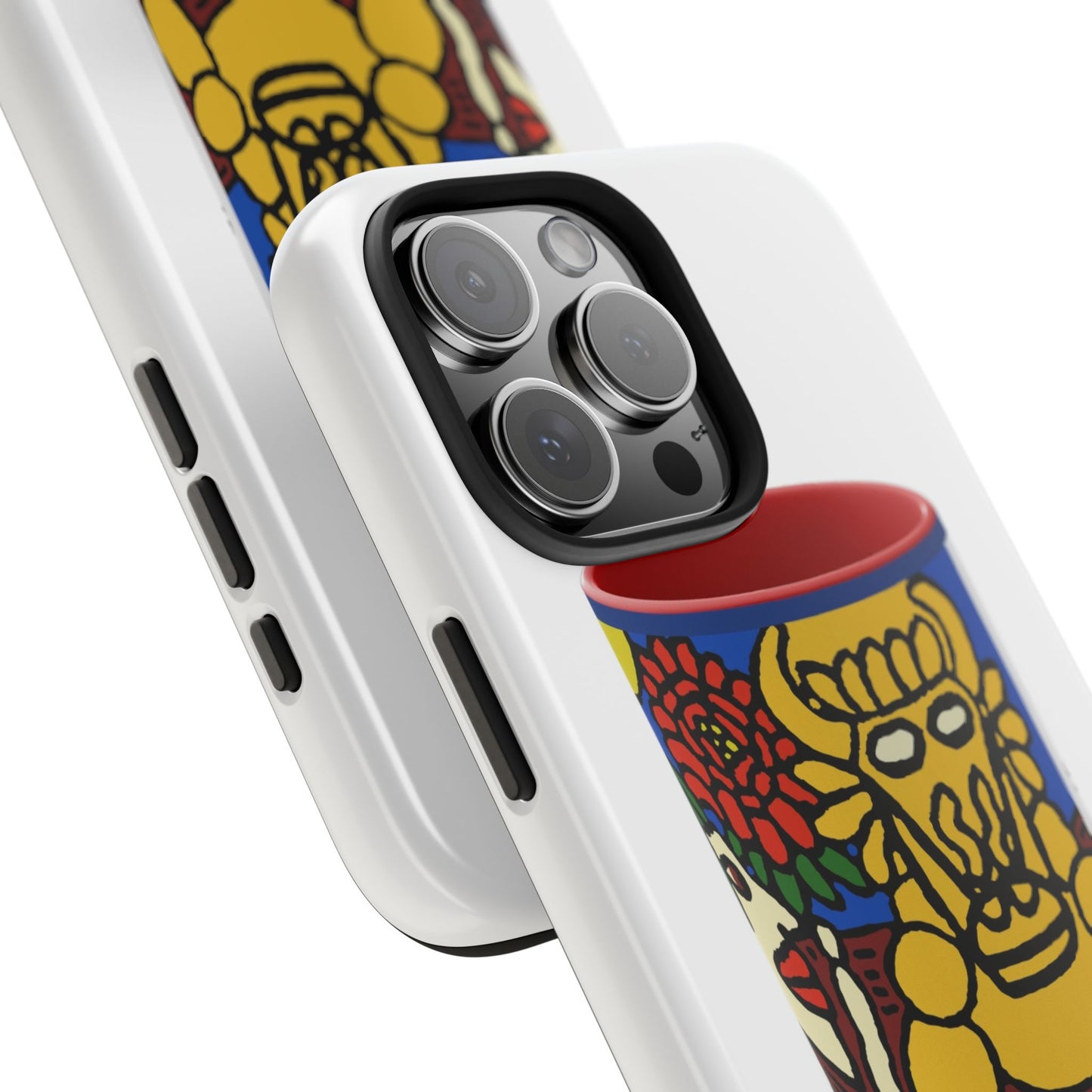 The warrior hailing the mighty golden dragon Tough Phone Case