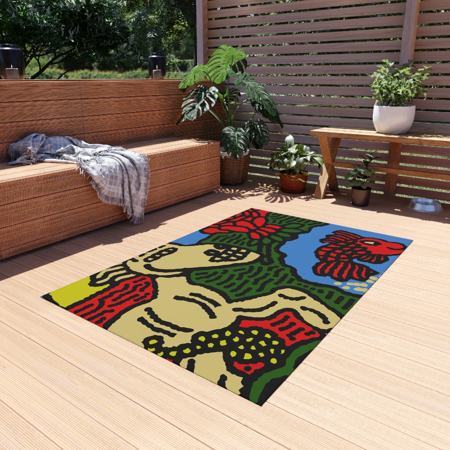 Galloping carefree through life — Outdoor Rug