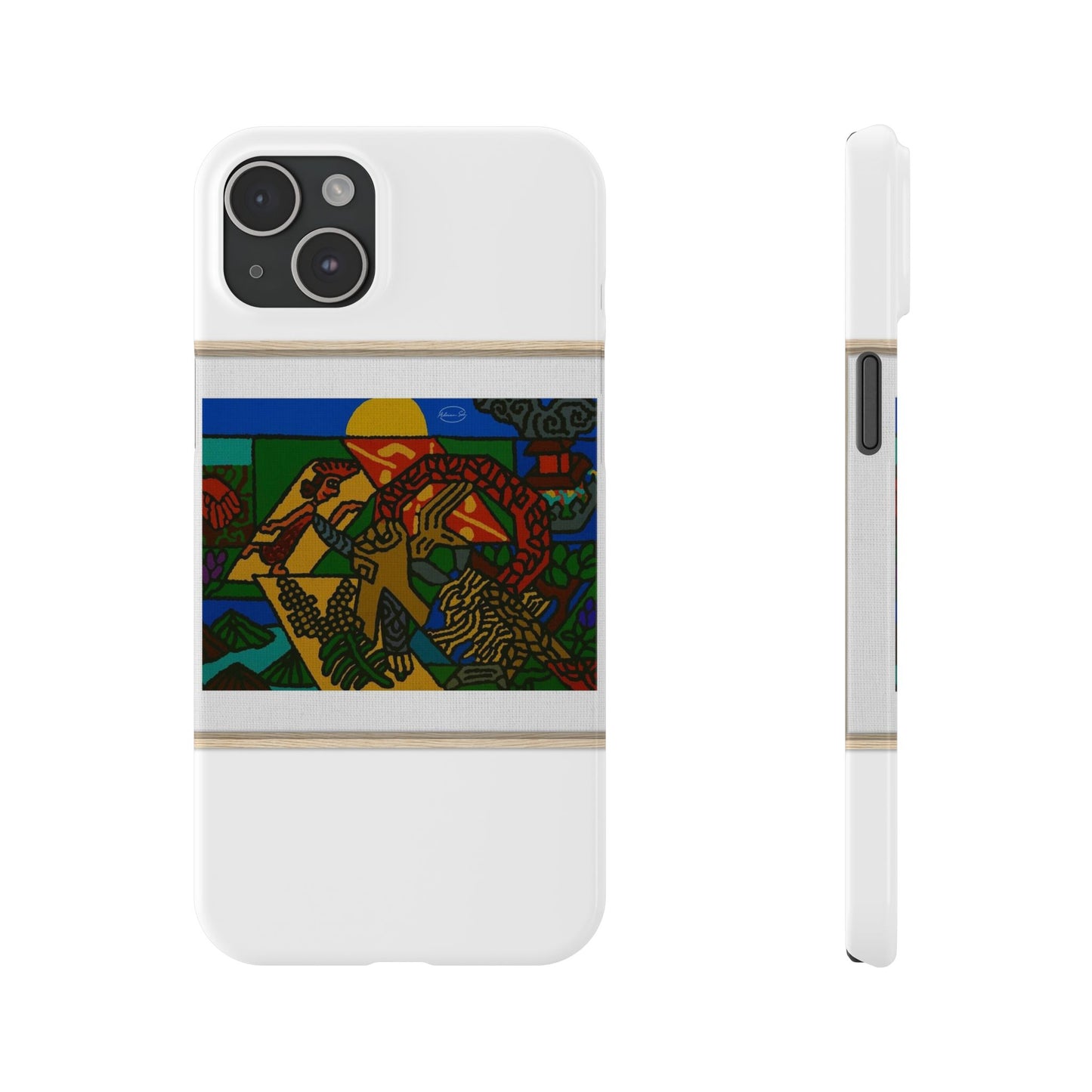 Drawing your own destiny Slim Phone Case