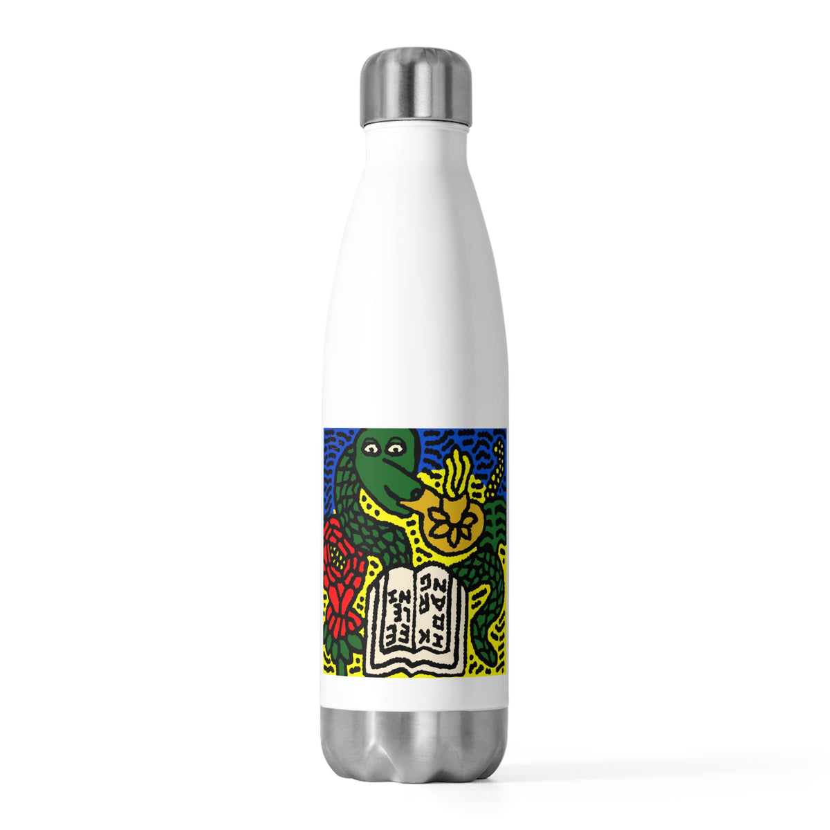 Shining a light on knowledge Stainless Steel Water Bottle
