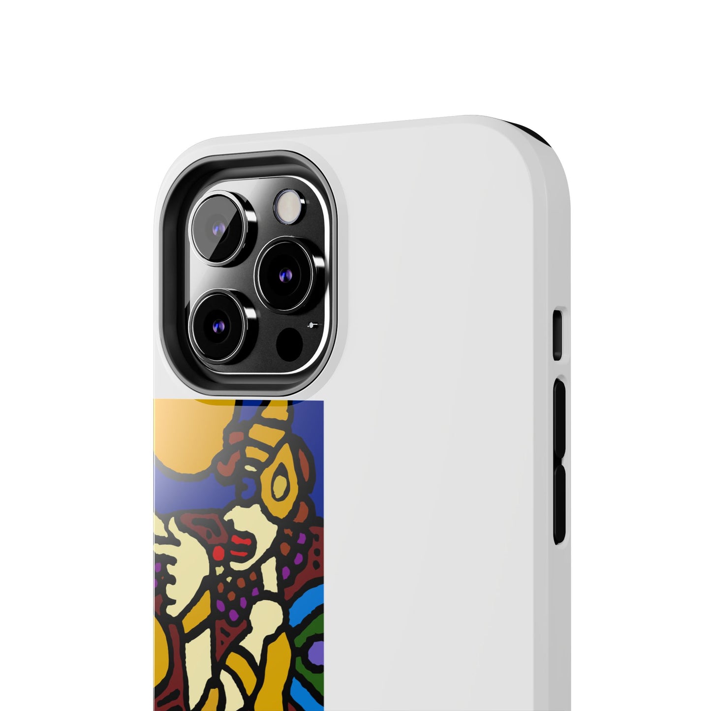 The golden snake being blessed by the fairy Tough Phone Case