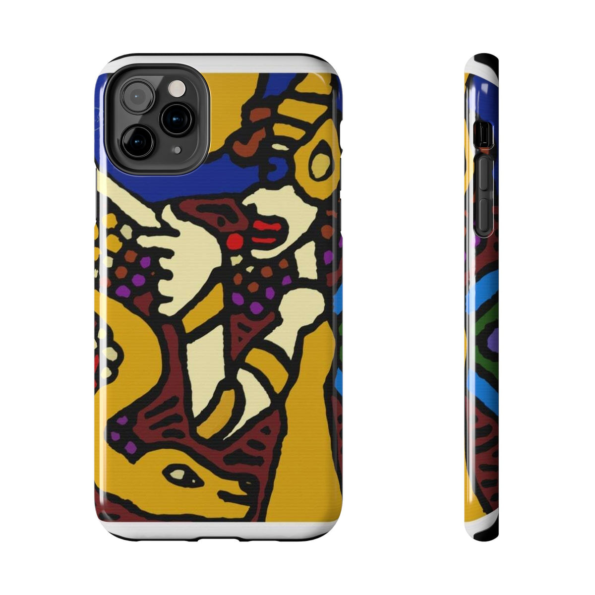 The golden snake being blessed by the fairy Tough Phone Case