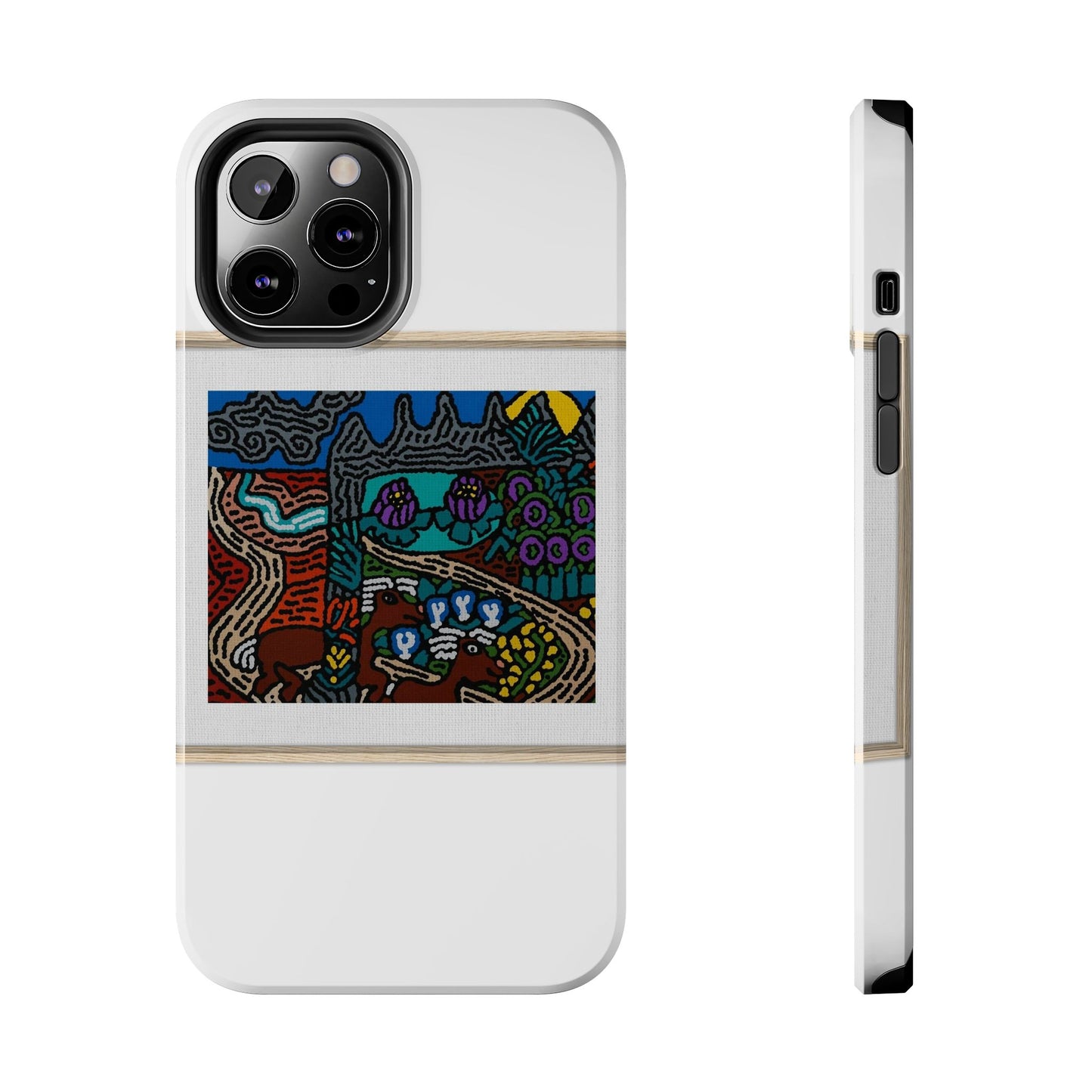 Road to a Sanctuary and Oasis Tough Phone Case